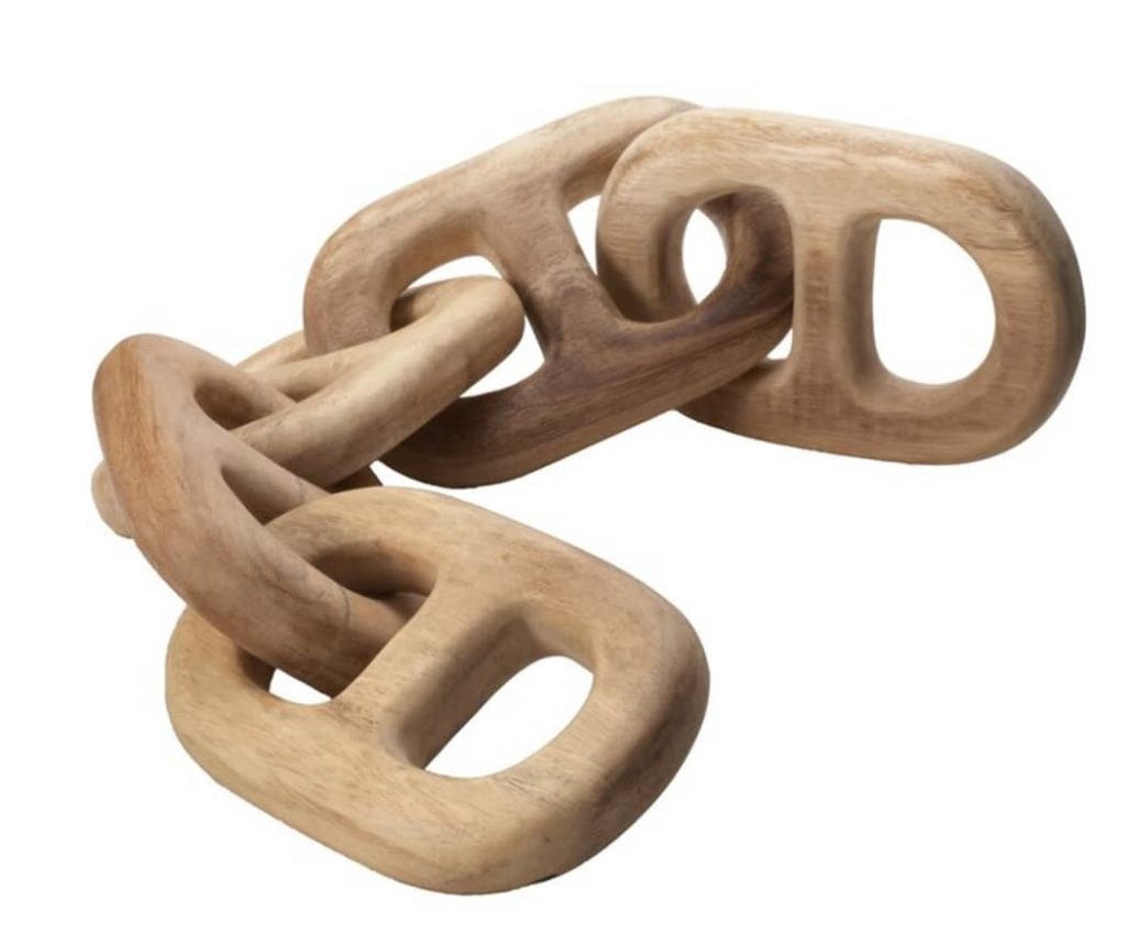 Beverly Wicker Chain Link Object