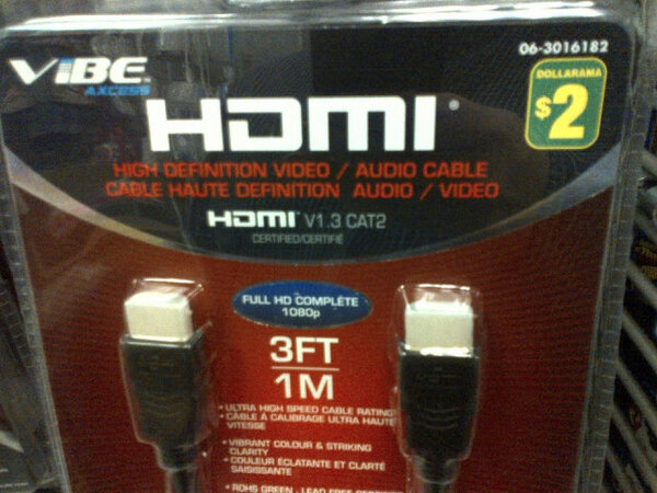 Avoid HDMI Cables